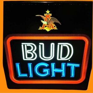 Bud Light Neon Sign - Multicolor